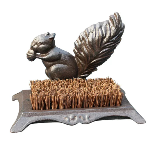 Boot Scraper Squirrel Cast Iron - The Renmy Store Homewares & Gifts