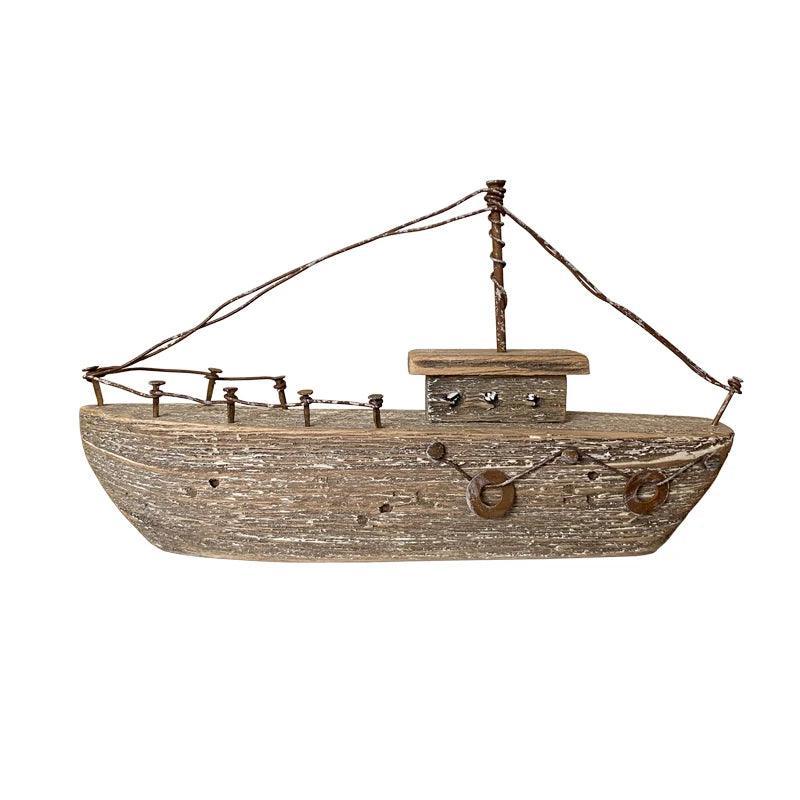 Ship Boat Nautical Beach House Wooden - The Renmy Store Homewares & Gifts