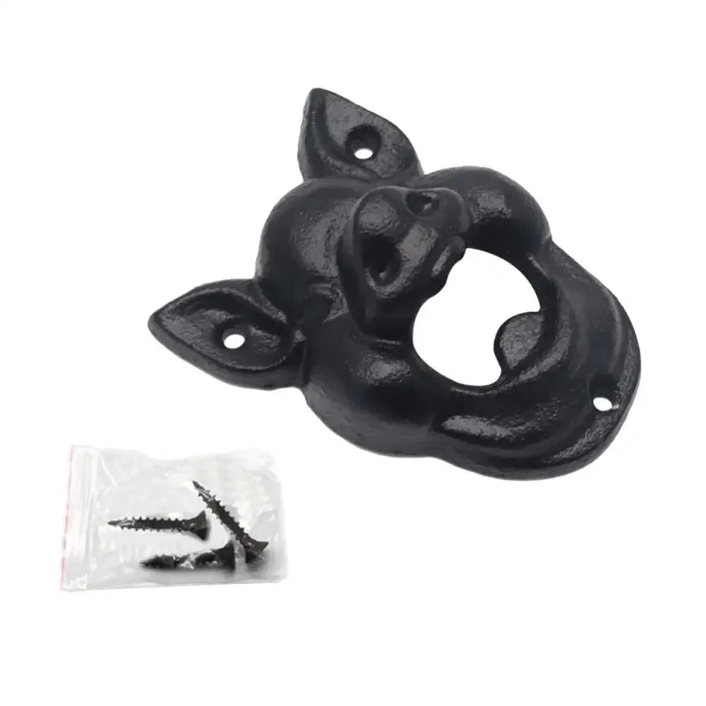Bottle Opener Wall Mount Pig Farmhouse Cast Iron - The Renmy Store Homewares & Gifts