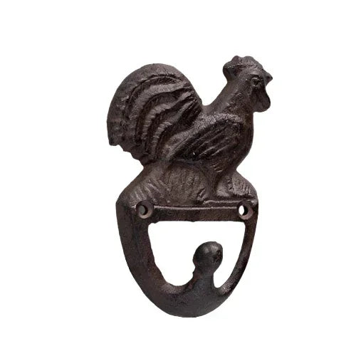 Hook Chicken Rooster Cast Iron Country - The Renmy Store Homewares & Gifts