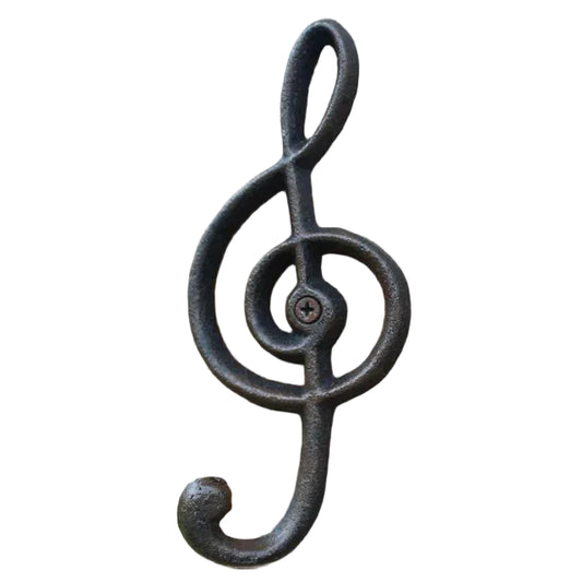 Cast Iron Hook | Music Note Decorative Wall Hook