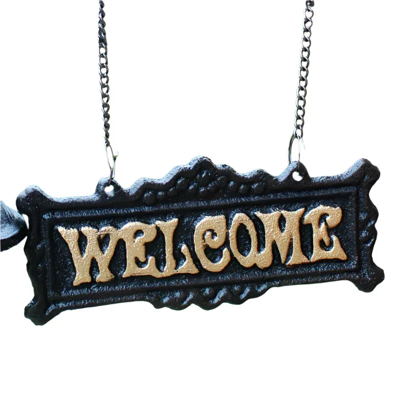 Door Bell Welcome Anchor Nautical Cast Iron - The Renmy Store Homewares & Gifts