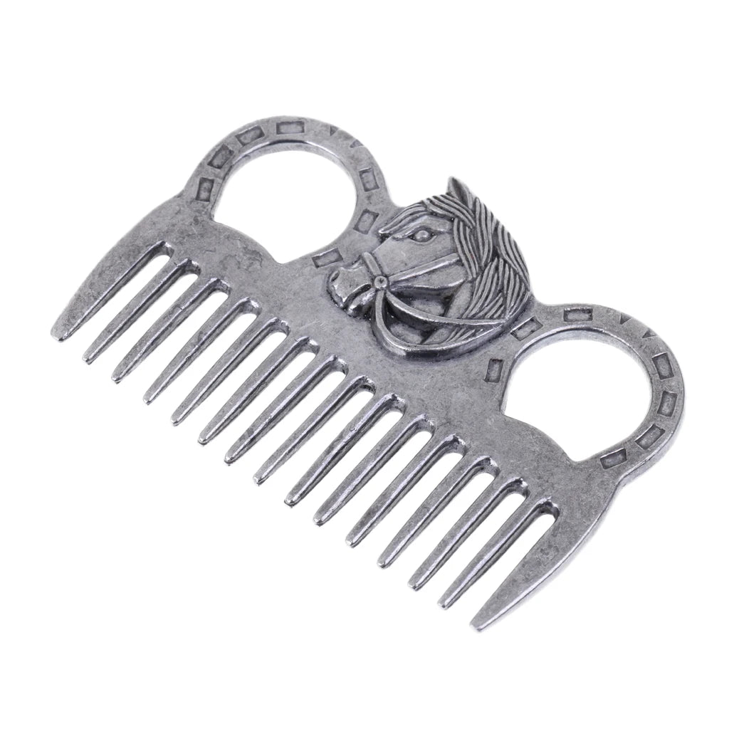 Grooming Comb Stainless Steel Horse Pony