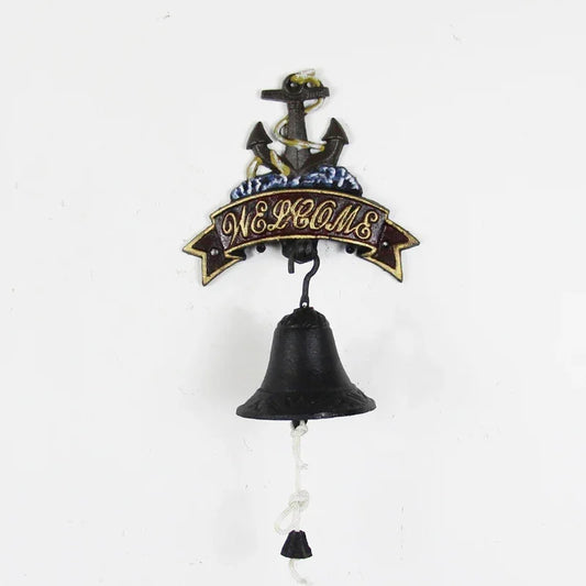 Door Bell Cast Iron Anchor Welcome - The Renmy Store Homewares & Gifts