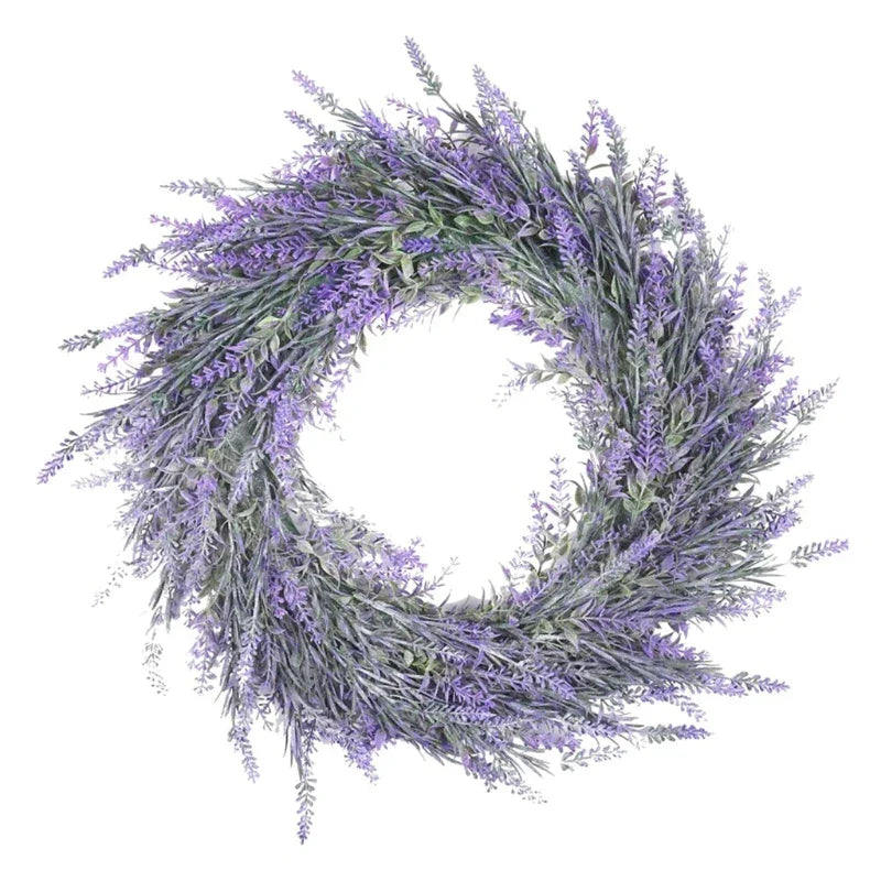 Lavender 30cm Wreath Floral Country Farmhouse