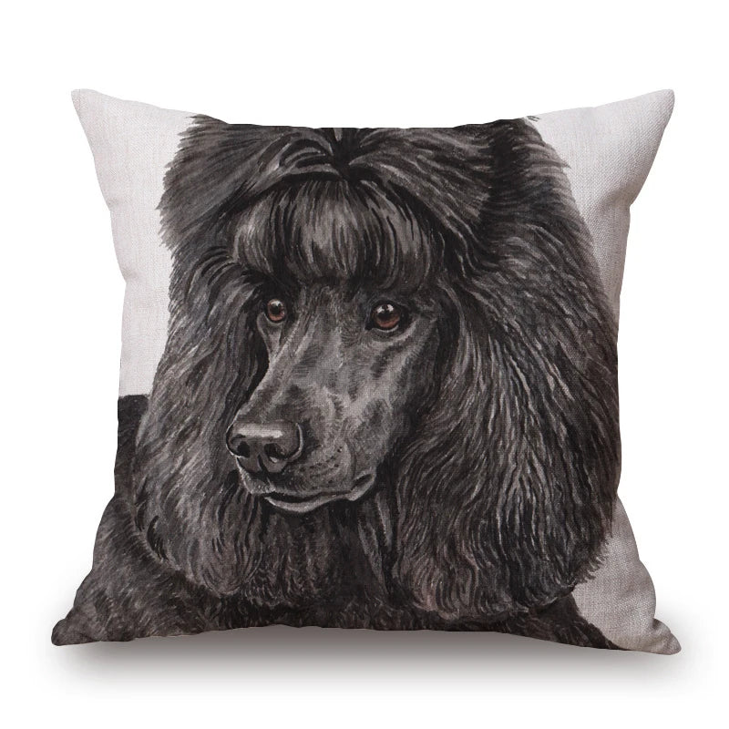 Poodle Lovers Cushion Covers 45cm | Dog Portraits & Gifts for Poodle Lovers