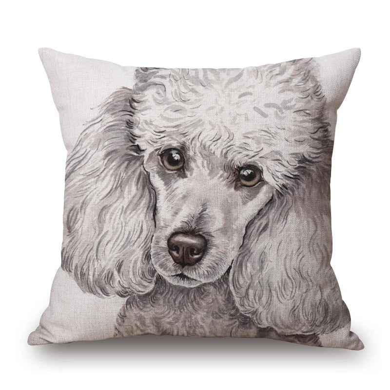 Poodle Lovers Cushion Covers 45cm | Dog Portraits & Gifts for Poodle Lovers