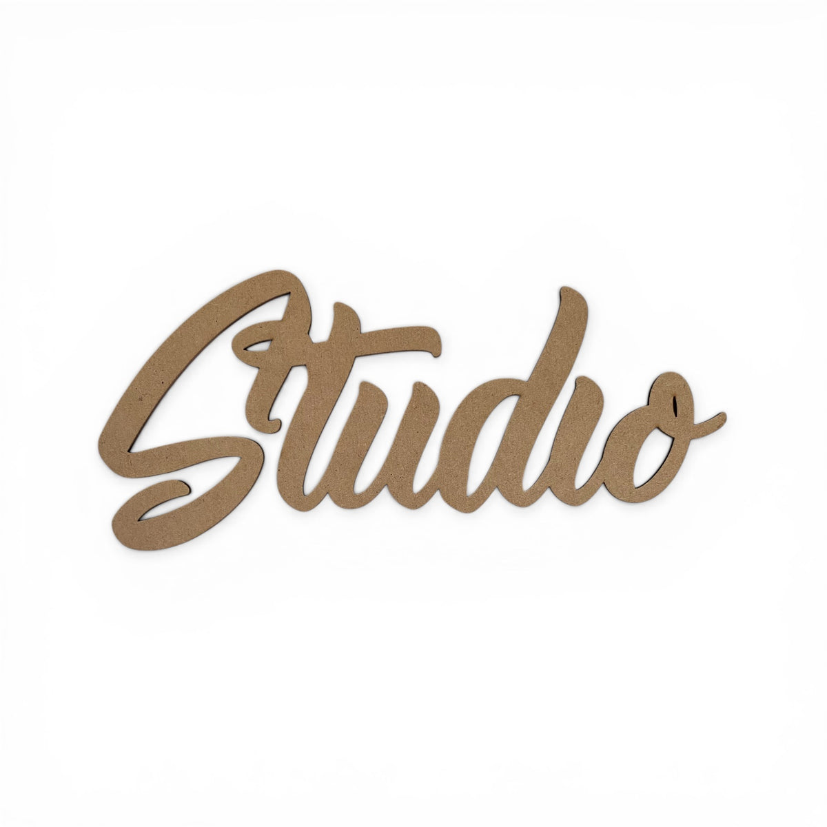 MDF Shape Studio Door Word Sign - Laser Cut DIY Australia