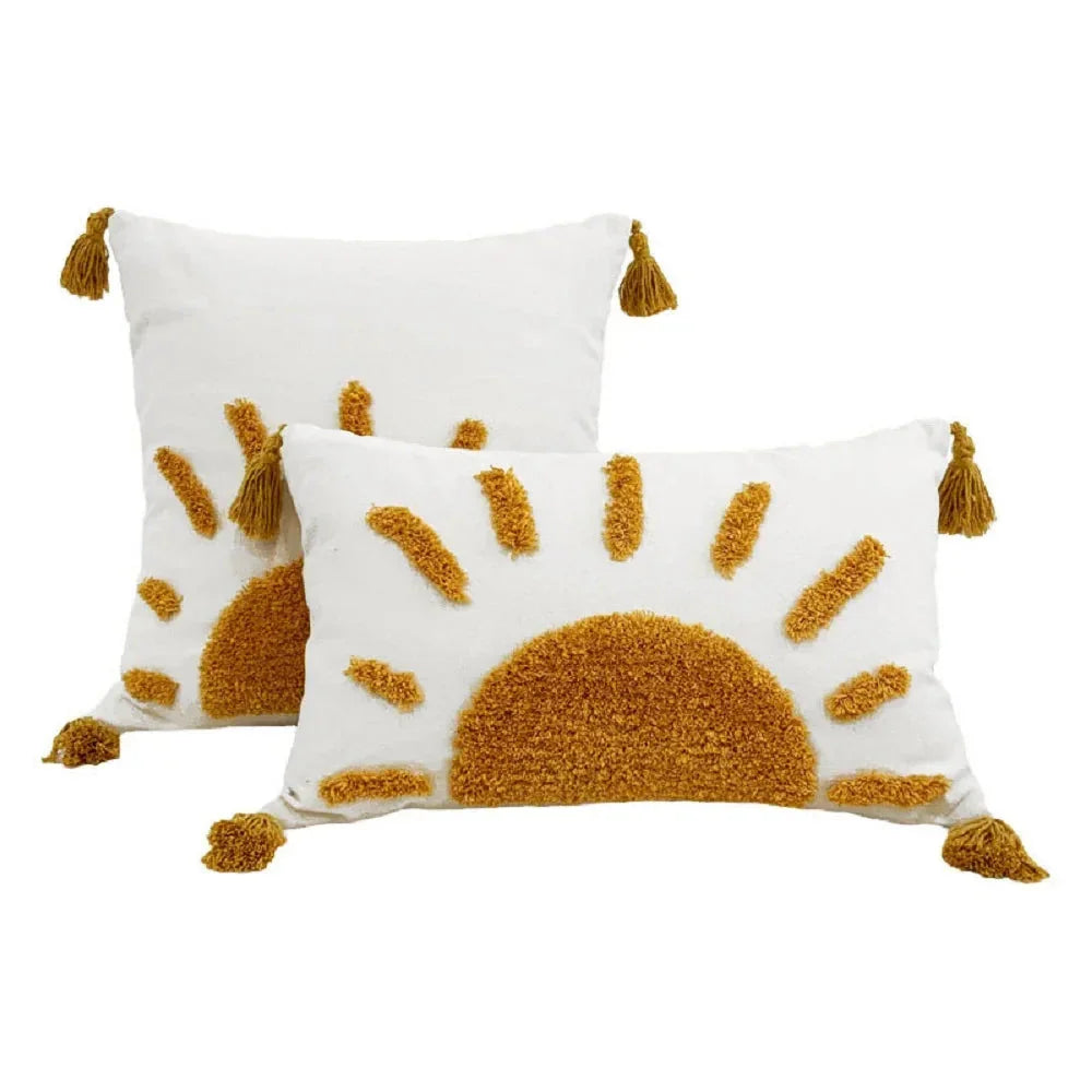 Cushion Cover Happy Sunshine Sun Boho