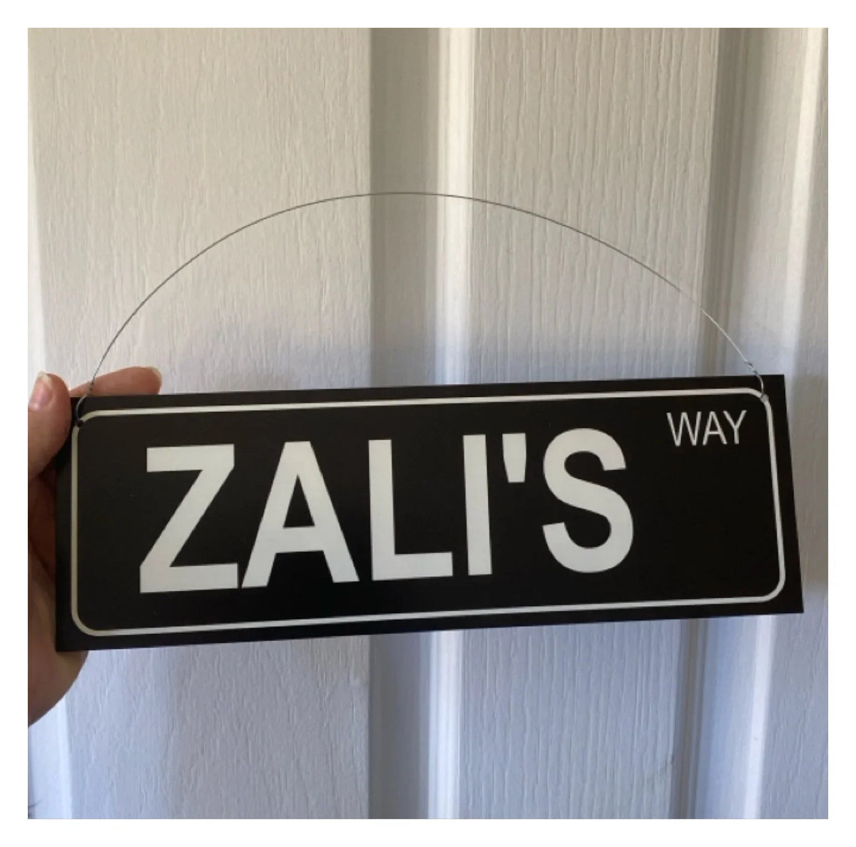 Custom Street Sign or Sticker | Personalised Black & White Property Sign | House Driveway Address | Aussie Made