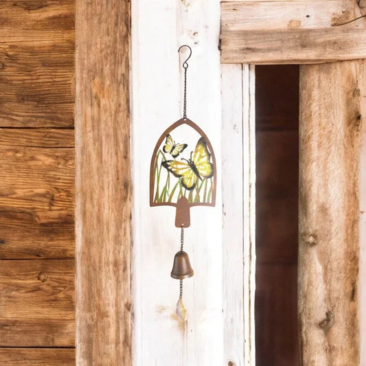 Bell Butterfly Vintage Garden Hanging