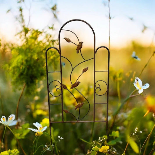 Trellis Stake Plant Support Garden Bird Garden Cottage