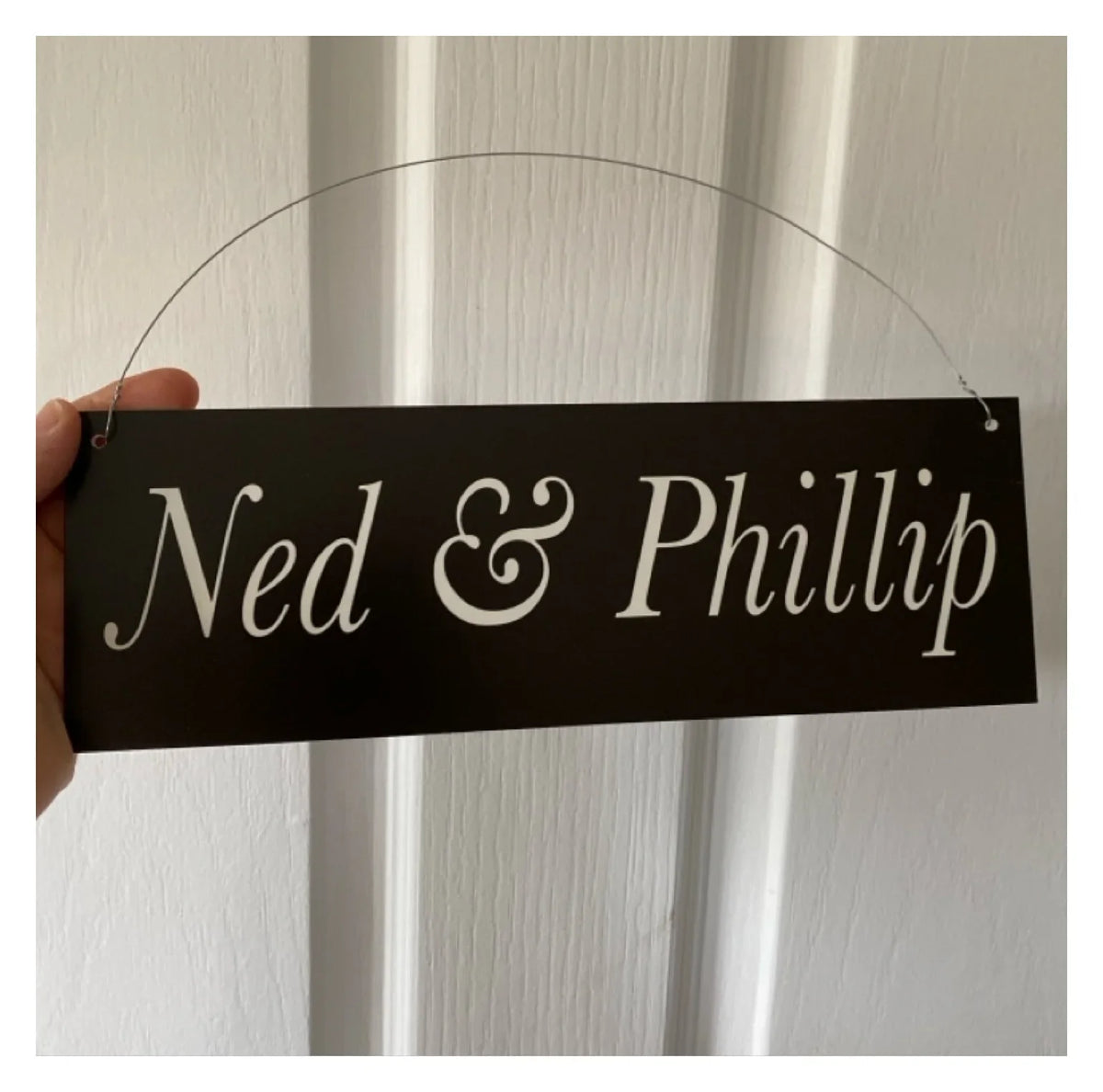 Custom Black White Outdoor Sign - Personalised Signage - Australian Made