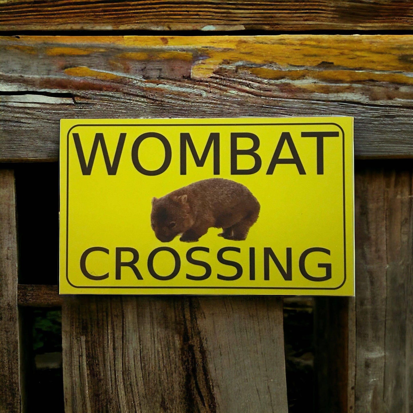 Wombat Crossing Sign - The Renmy Store Homewares & Gifts