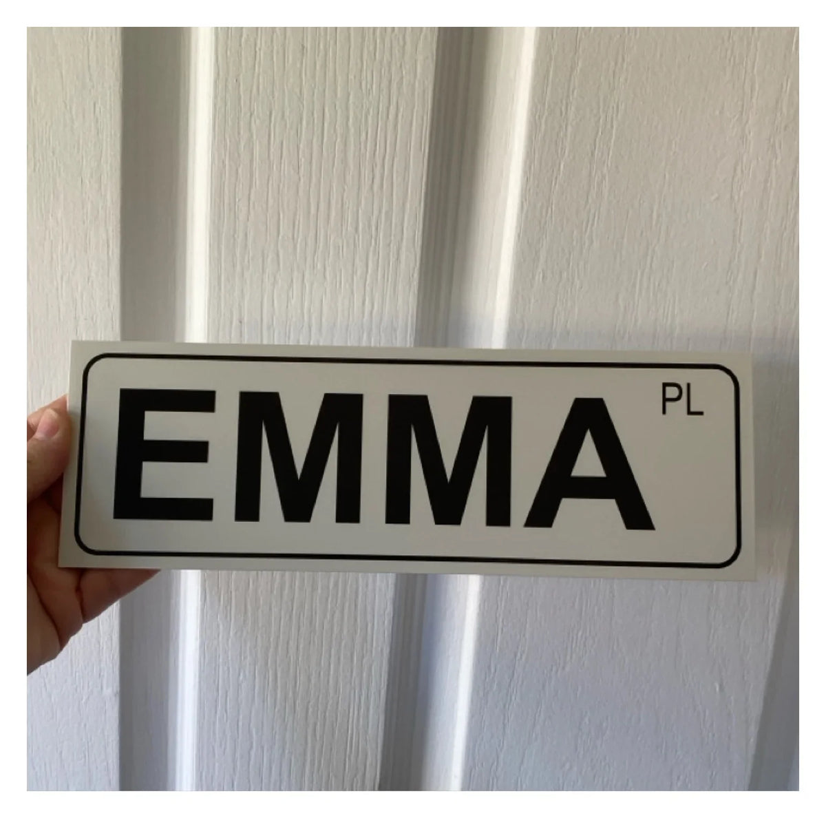Custom Grey Street Sign or Sticker | Personalised Property Sign | House Driveway Address | Aussie Made