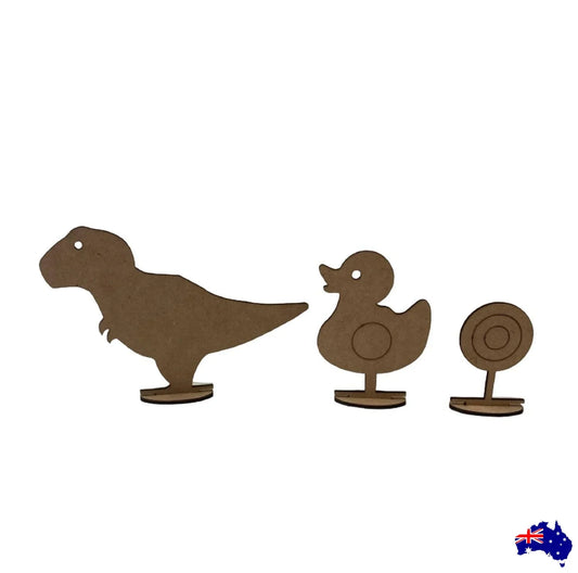 Target Wooden Set of 7 MDF Timber DIY Raw Craft - The Renmy Store Homewares & Gifts