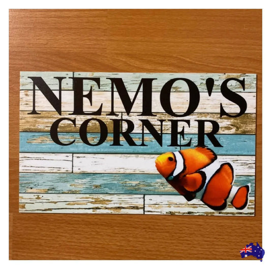 Clownfish Fish Beach Custom Personalised Sign - The Renmy Store Homewares & Gifts