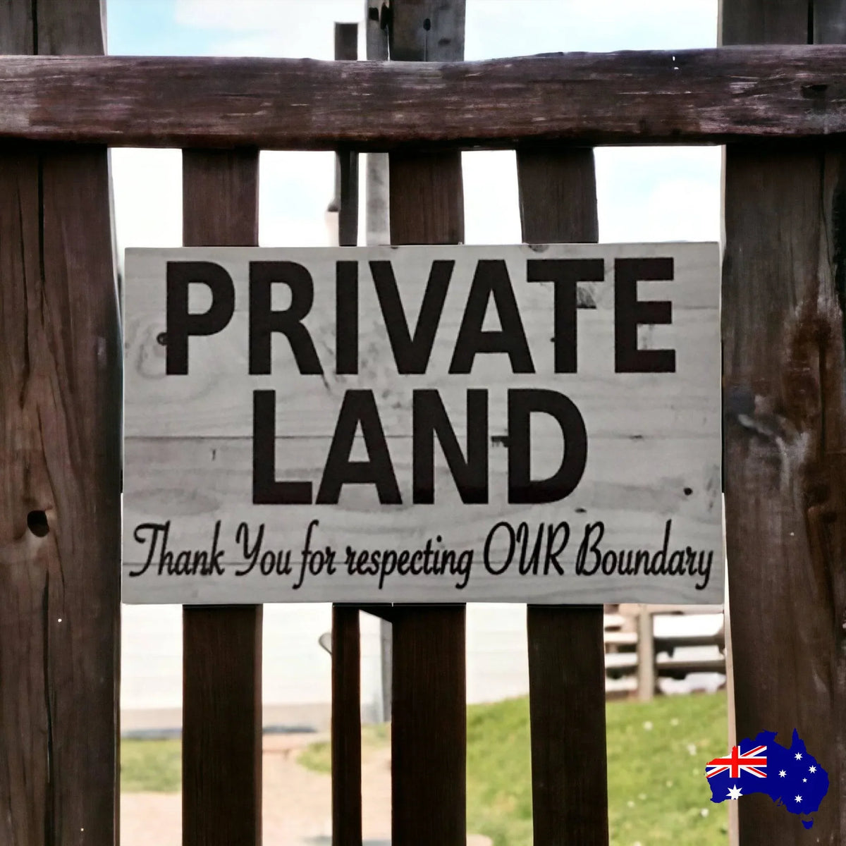 Private Land Property Sign - The Renmy Store Homewares & Gifts