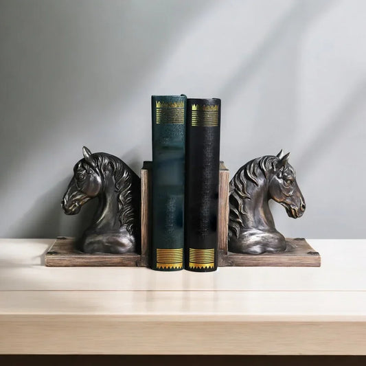 Bookend Horse Single Vintage Elegance