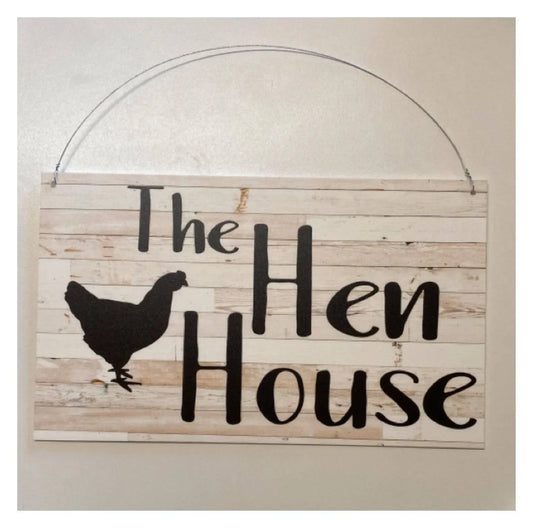 The Hen House Shabby Chic Sign - The Renmy Store Homewares & Gifts