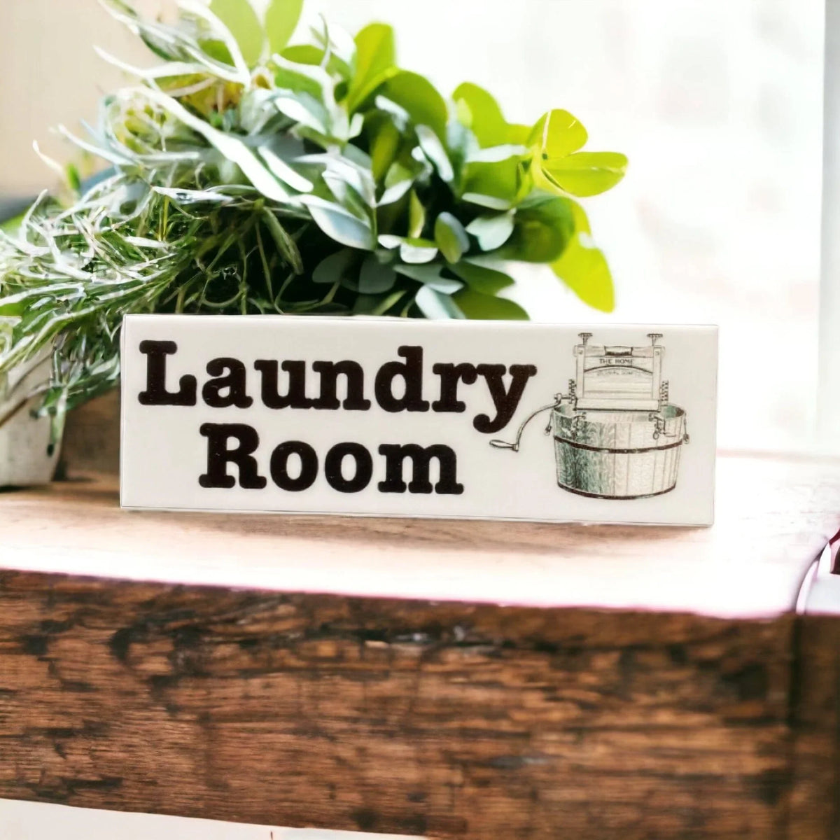 Laundry Room Door Vintage Sign - The Renmy Store Homewares & Gifts