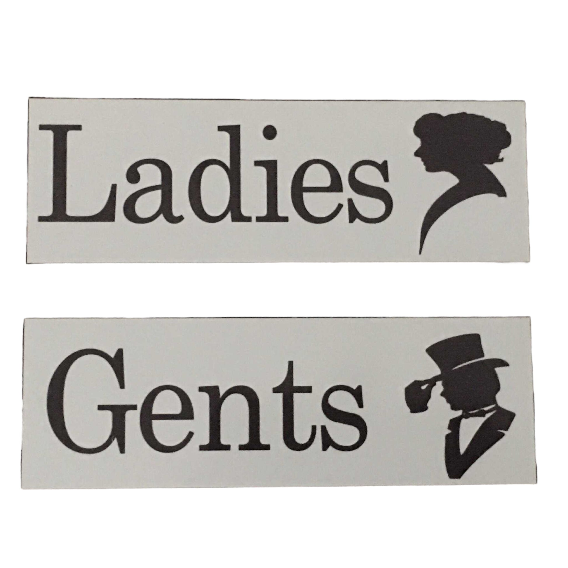 Ladies & Gents Toilet Door Sign - The Renmy Store Homewares & Gifts 