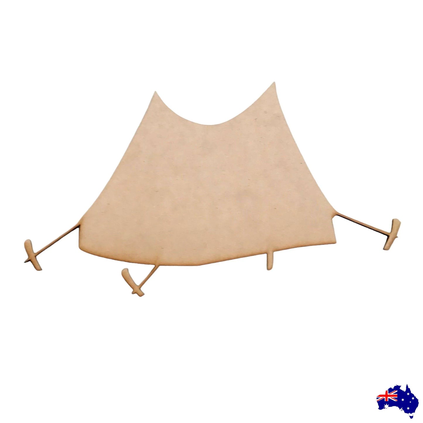 Tent MDF DIY Raw Cut Out Art Craft Decor - The Renmy Store Homewares & Gifts