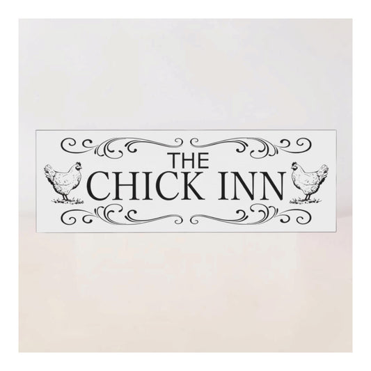 Chick Inn Sign | Hamptons French Country Chicken Coop Decor Aussie Made