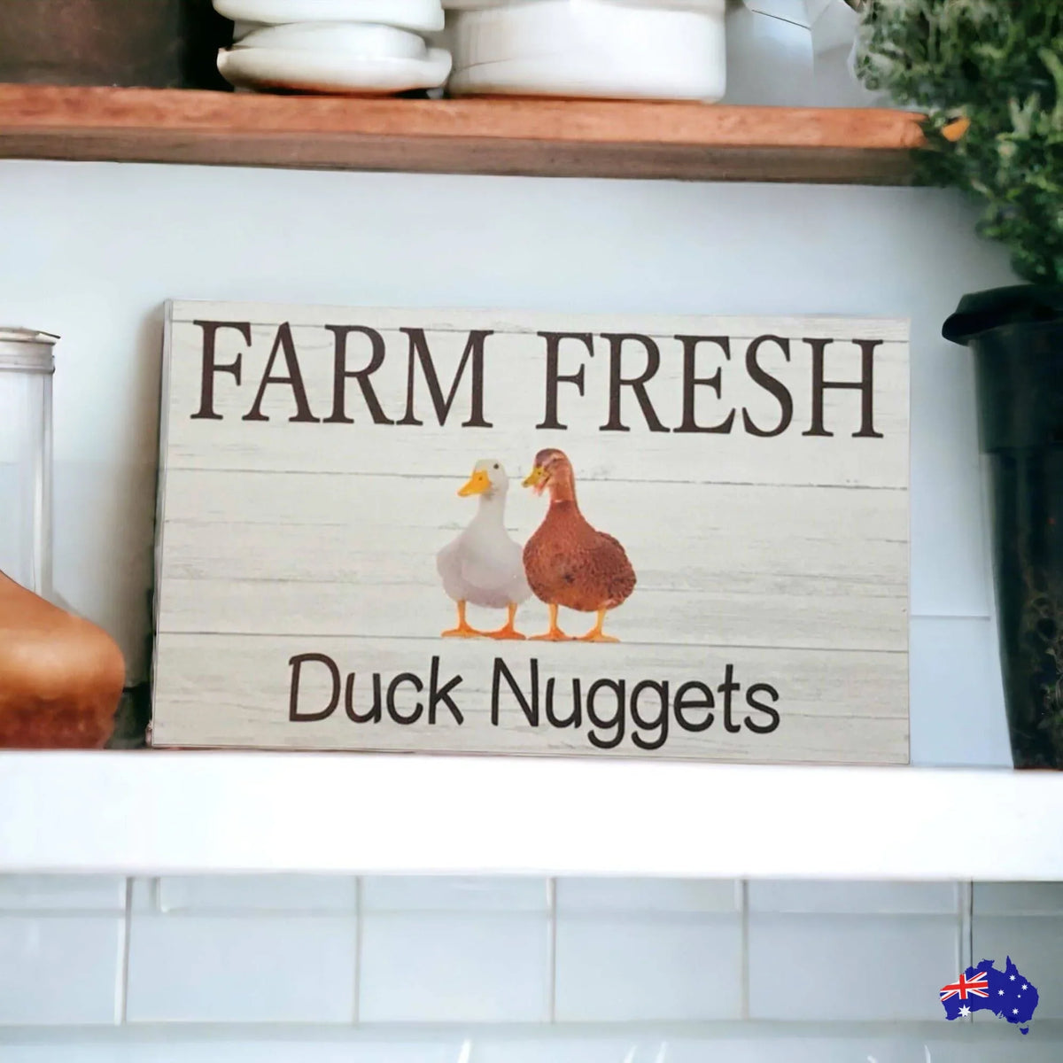 Duck Butt Nuggets Egg Sign - The Renmy Store Homewares & Gifts