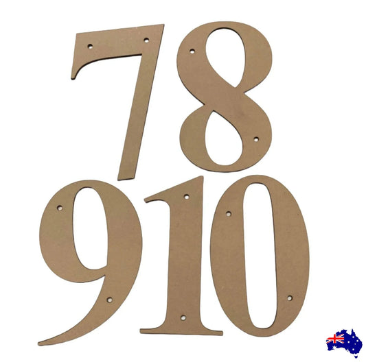 Number House Mosaic Wooden MDF DIY 16.5cm - The Renmy Store Homewares & Gifts