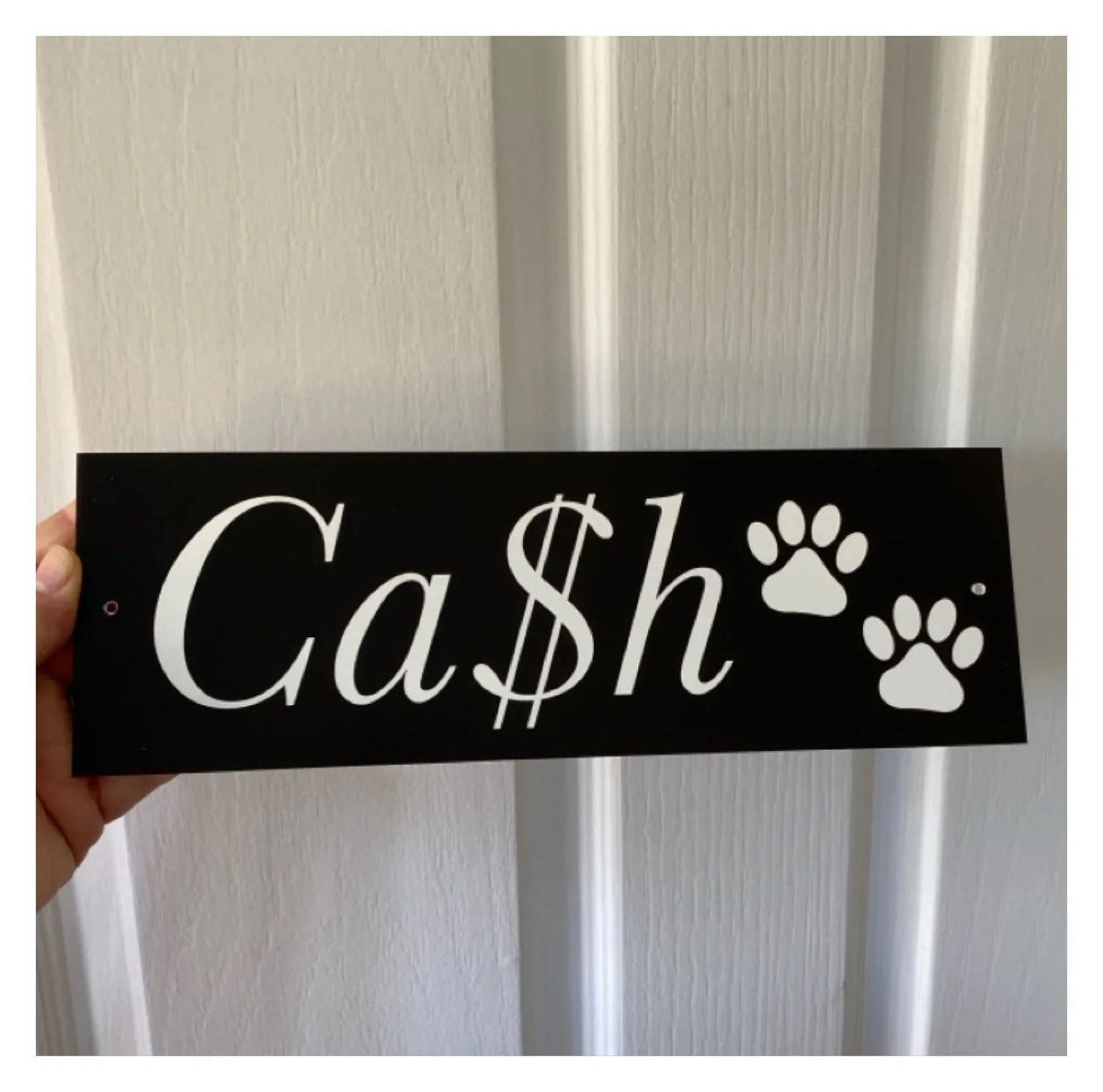 Custom Black White Outdoor Sign - Personalised Signage - Australian Made