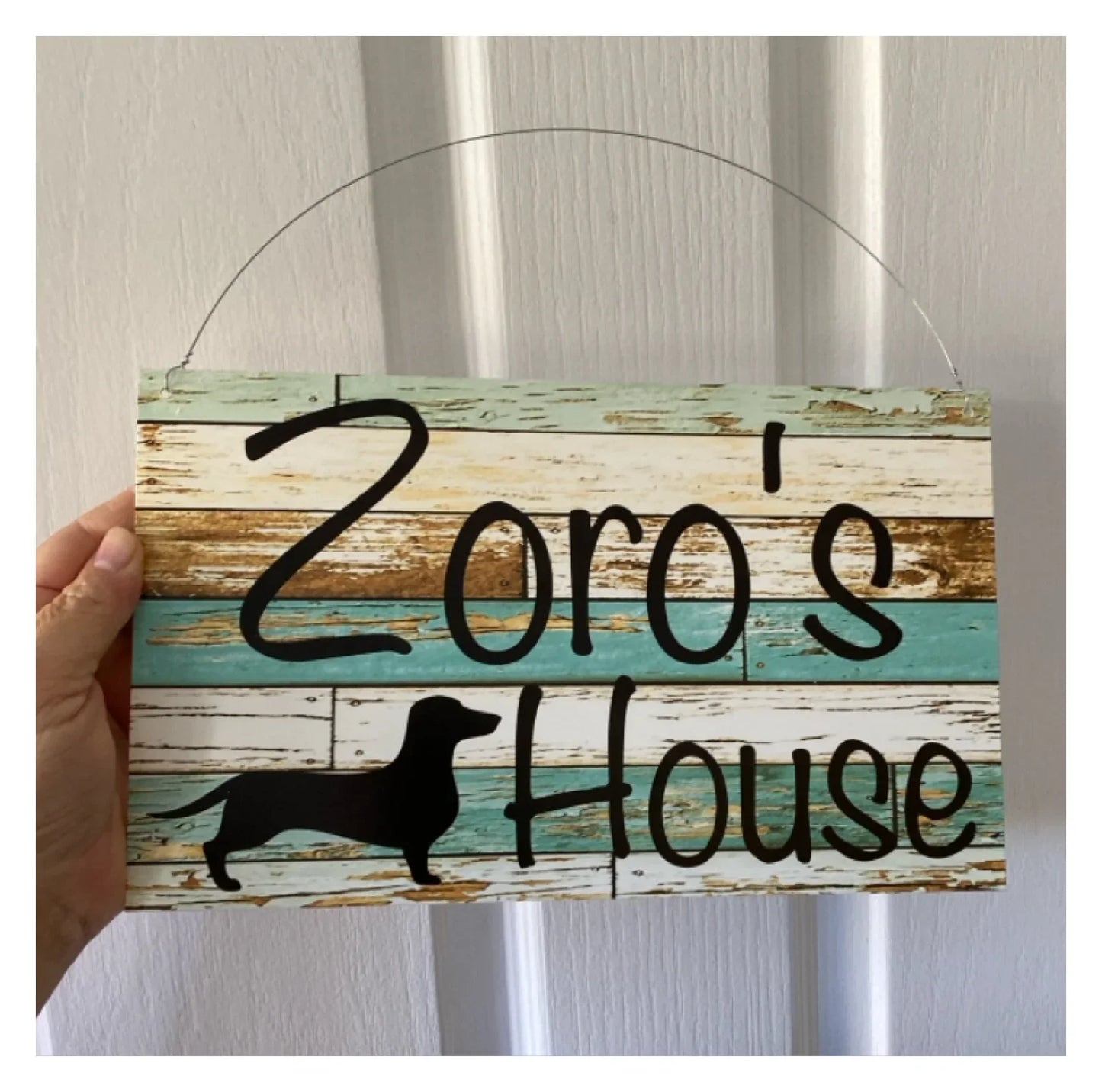 Dachshund Dog Custom Personalised Sign