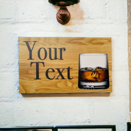 Scotch Bar Vintage Custom Persoanlised Sign - The Renmy Store Homewares & Gifts