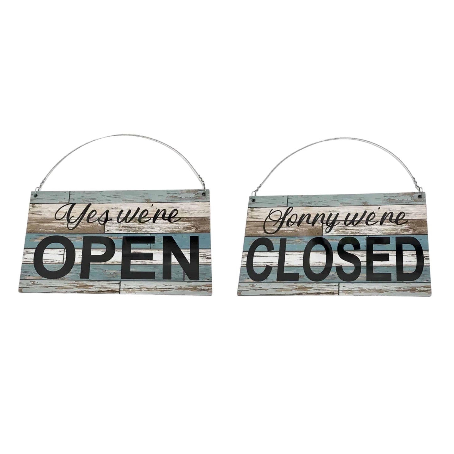 Open Closed Business Shop Café Timber Style Hanging Sign - The Renmy Store Homewares & Gifts