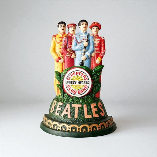 Beatles Music Vintage Cast Iron Door Stop 36cm x 26cm | Retro Decor
