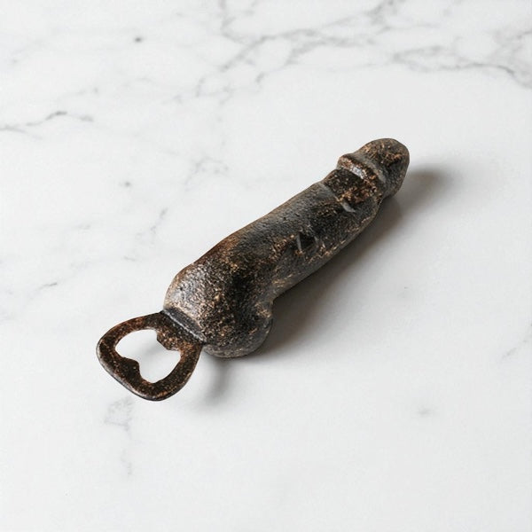 Penis Bottle Opener - Vintage Cast Iron 18cm