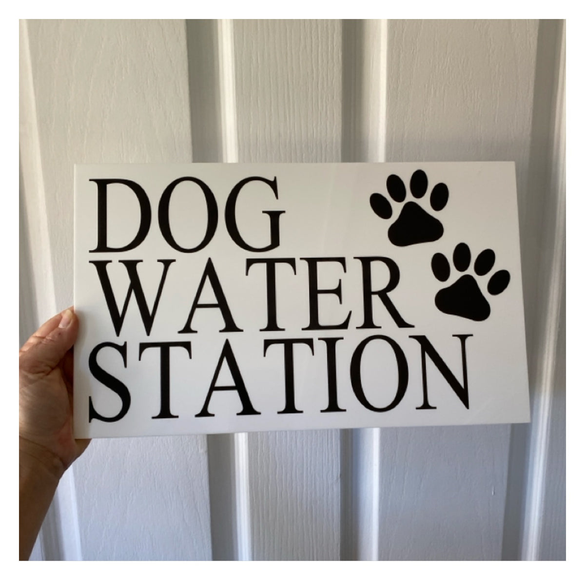 Custom Dog Cat Pet Paw Sign - Personalised Pet Signage - Australian Made