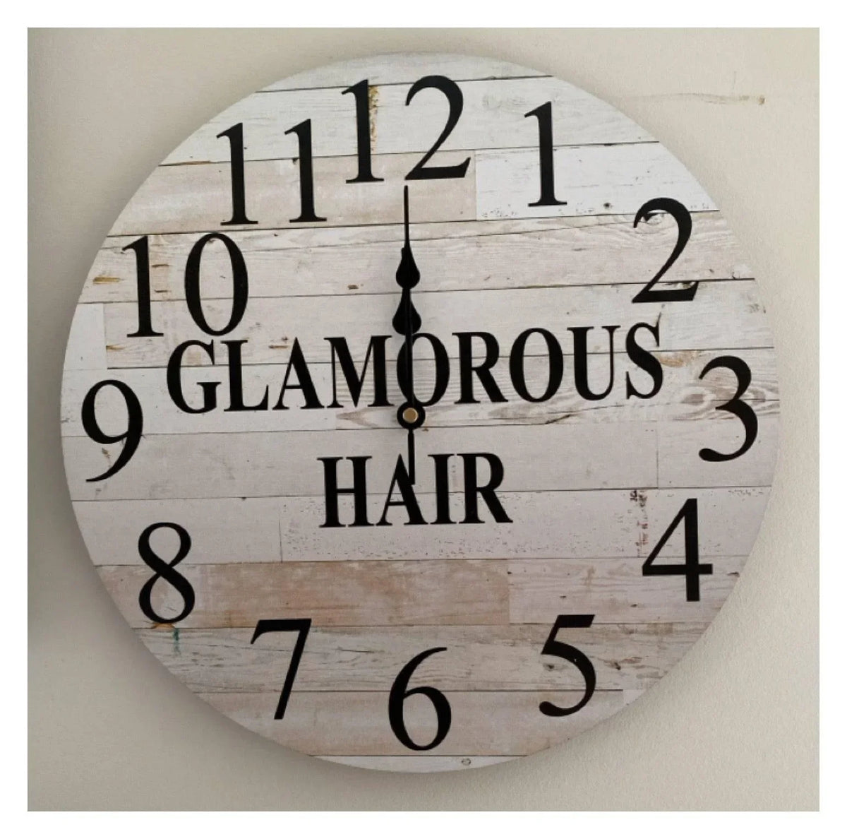 Clock Wall Wooden Custom Personalised Aussie Made - The Renmy Store Homewares & Gifts