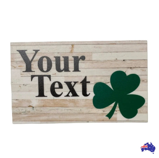 Clover Irish Custom Personalised Sign - The Renmy Store Homewares & Gifts