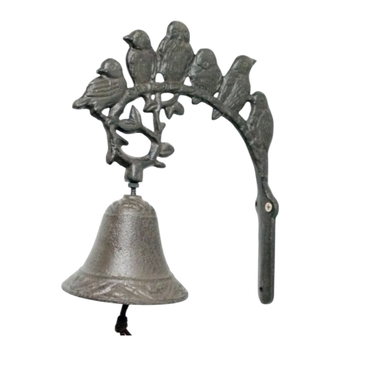 Doorbell Bell Bird Family Six Vintage Cast Iron