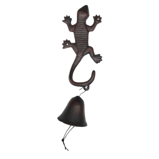 Doorbell Bell Lizard Gecko Rustic Cast Iron