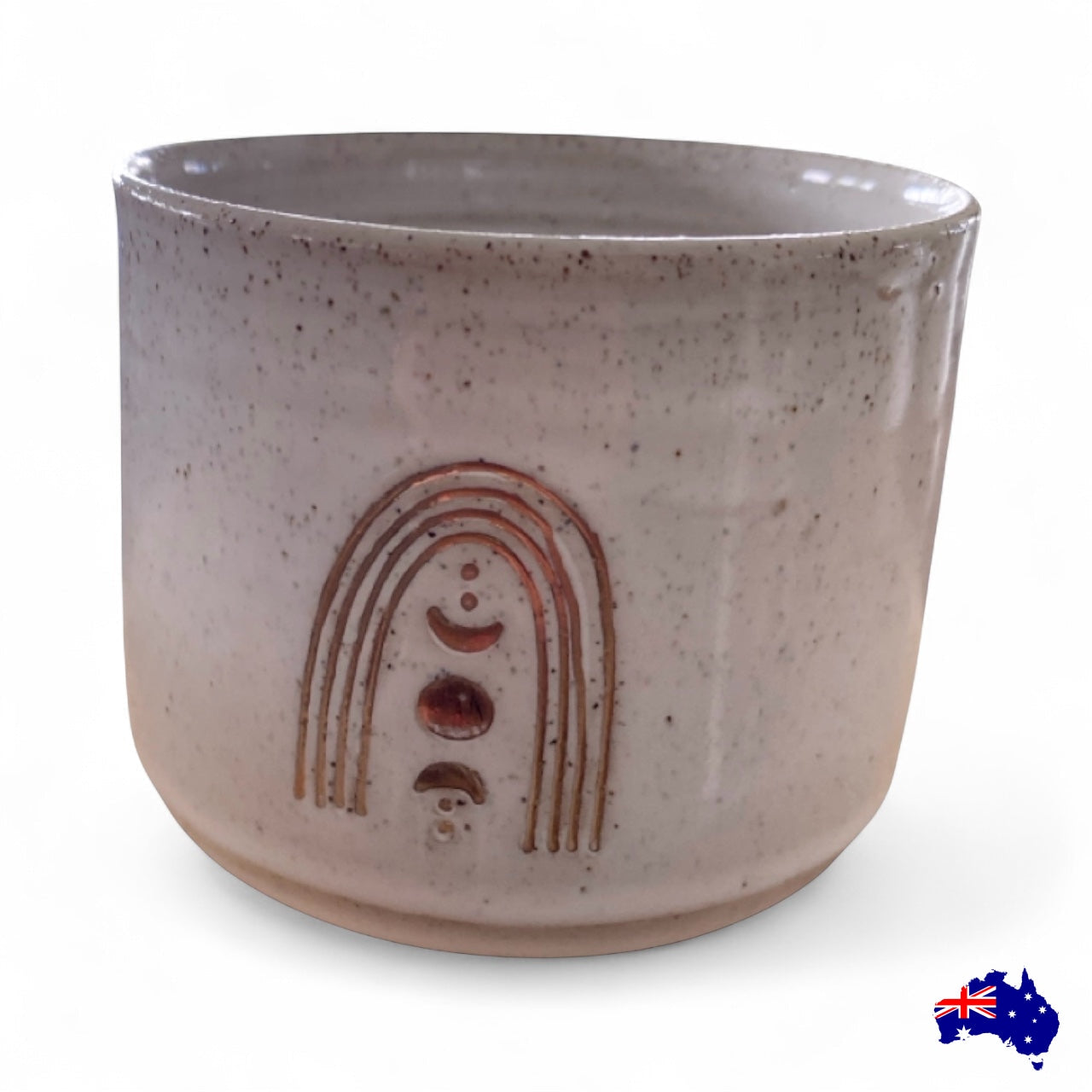 Mug Cup Rainbow Handmade Pottery Ceramic Aussie Made