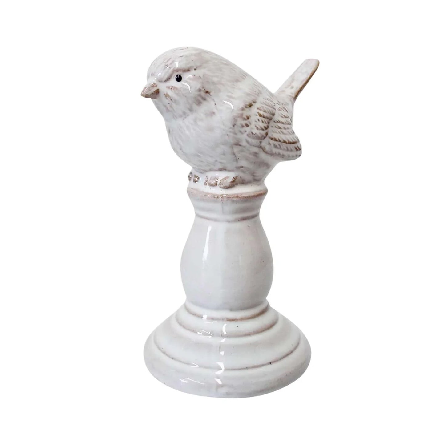 Bird Ceramic Lark French White Décor - The Renmy Store Homewares & Gifts