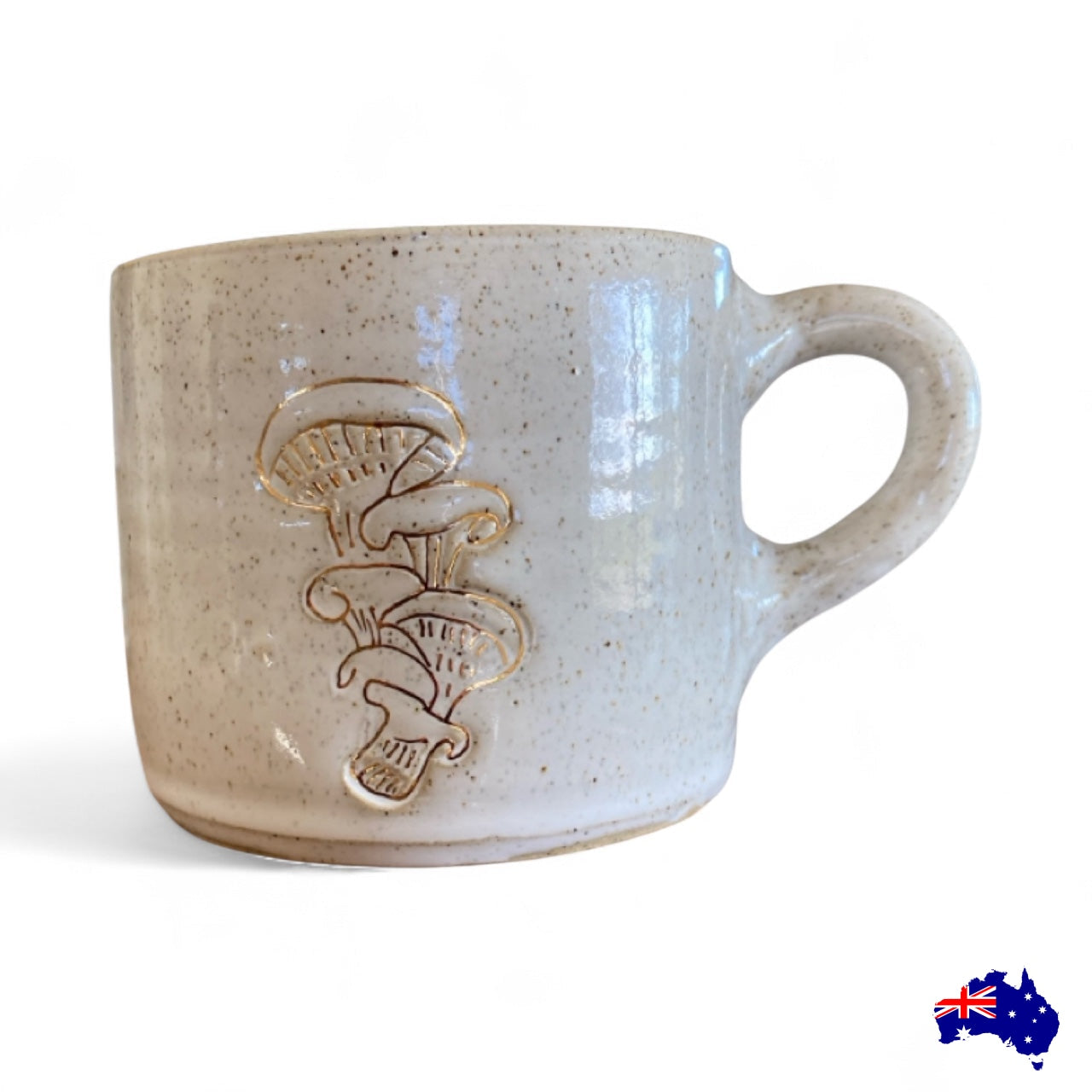 Mug Cup Mushroom Love Pottery Ceramic Aussie Made