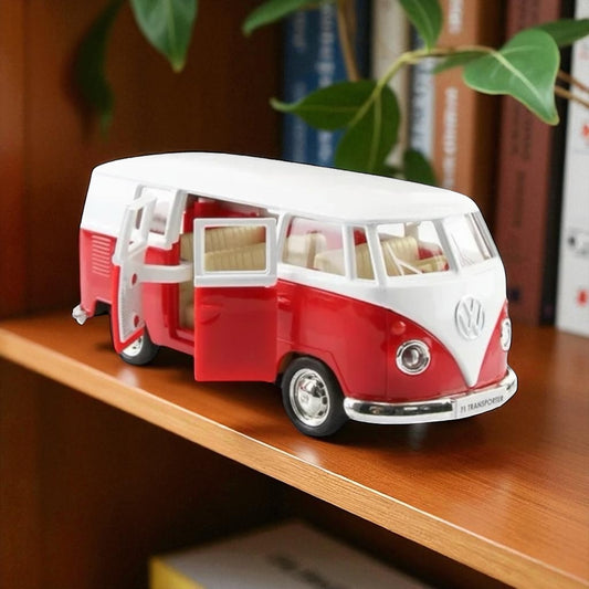 VW Kombi Van Red Metal Collection Cars
