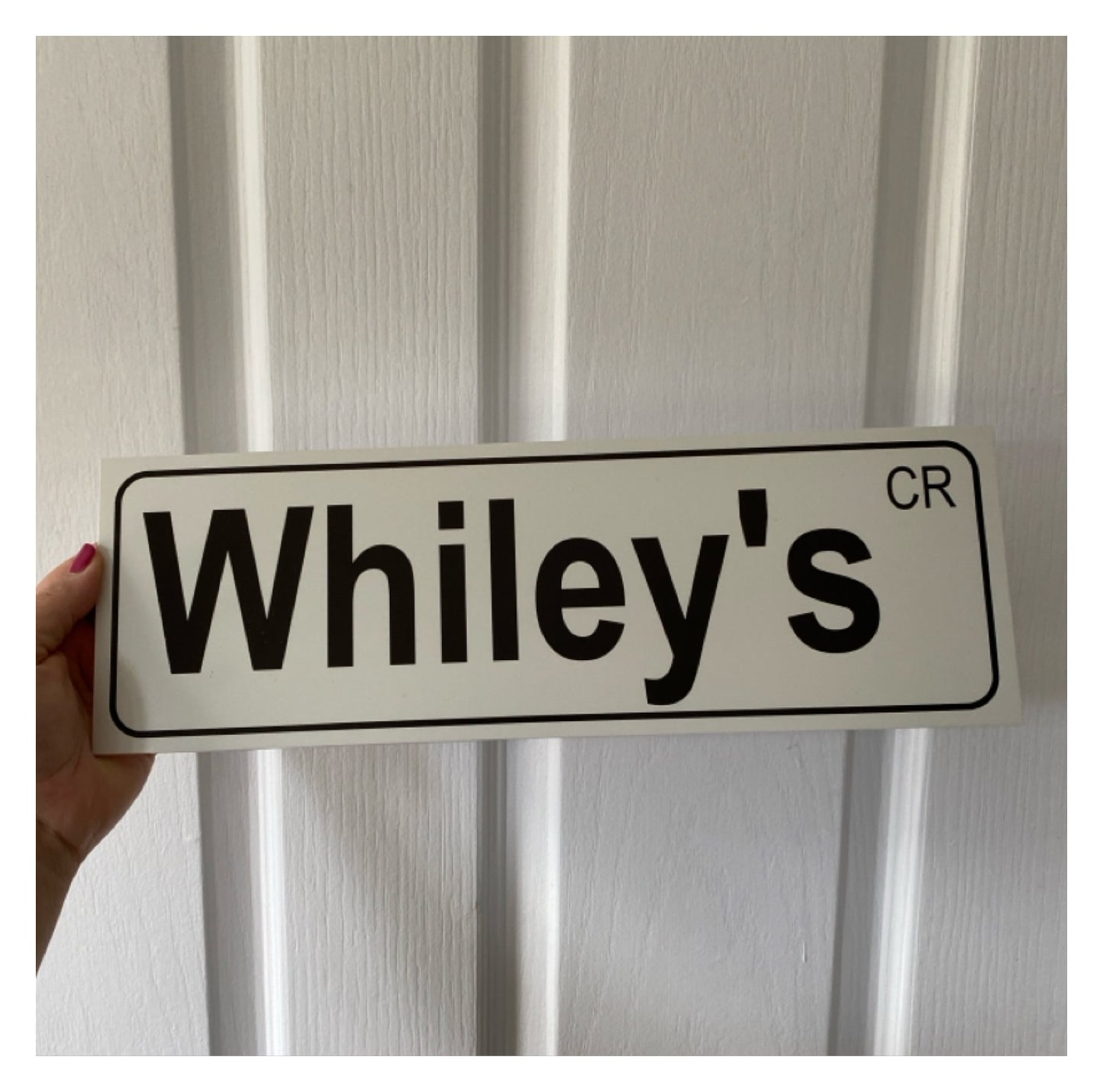 Street Grey Custom Personalised Sign