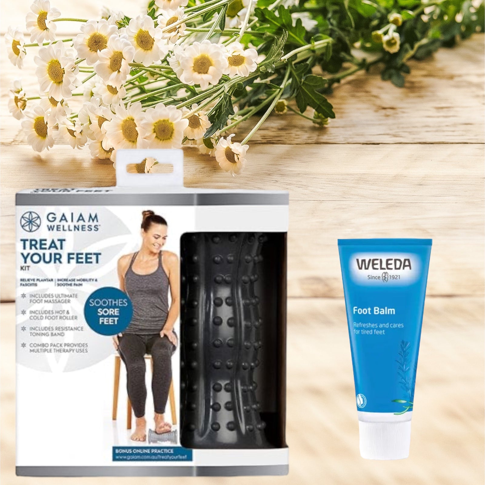 Treat Your Feet Gaiam Weleda Gift Set - The Renmy Store Homewares & Gifts 