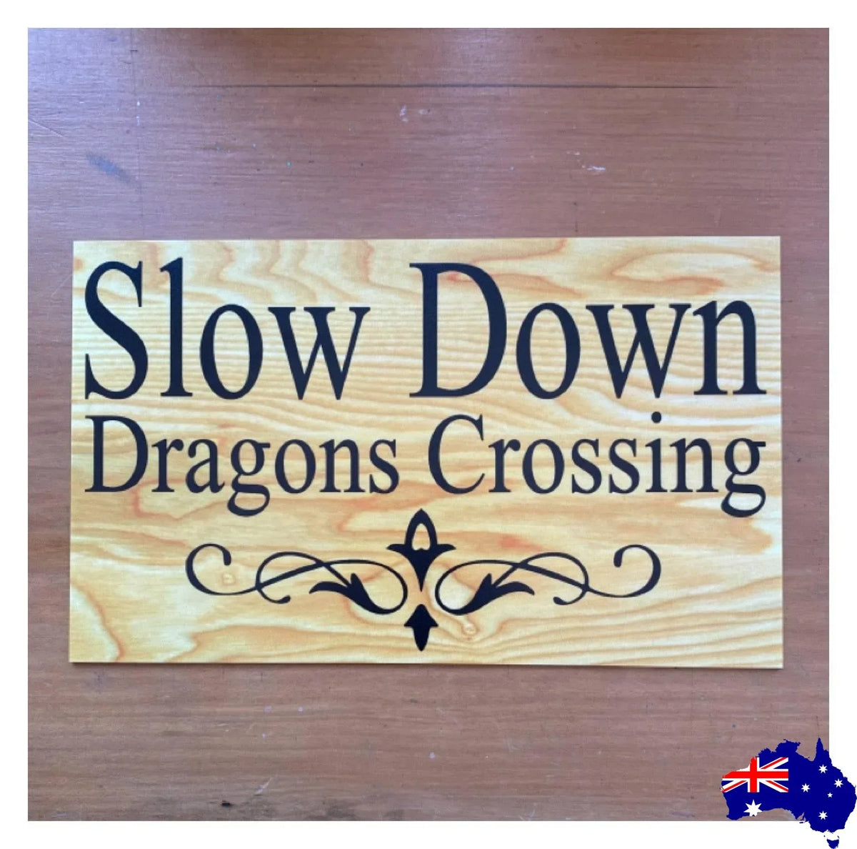 Timber Style Your Text Custom Wording Sign - The Renmy Store Homewares & Gifts
