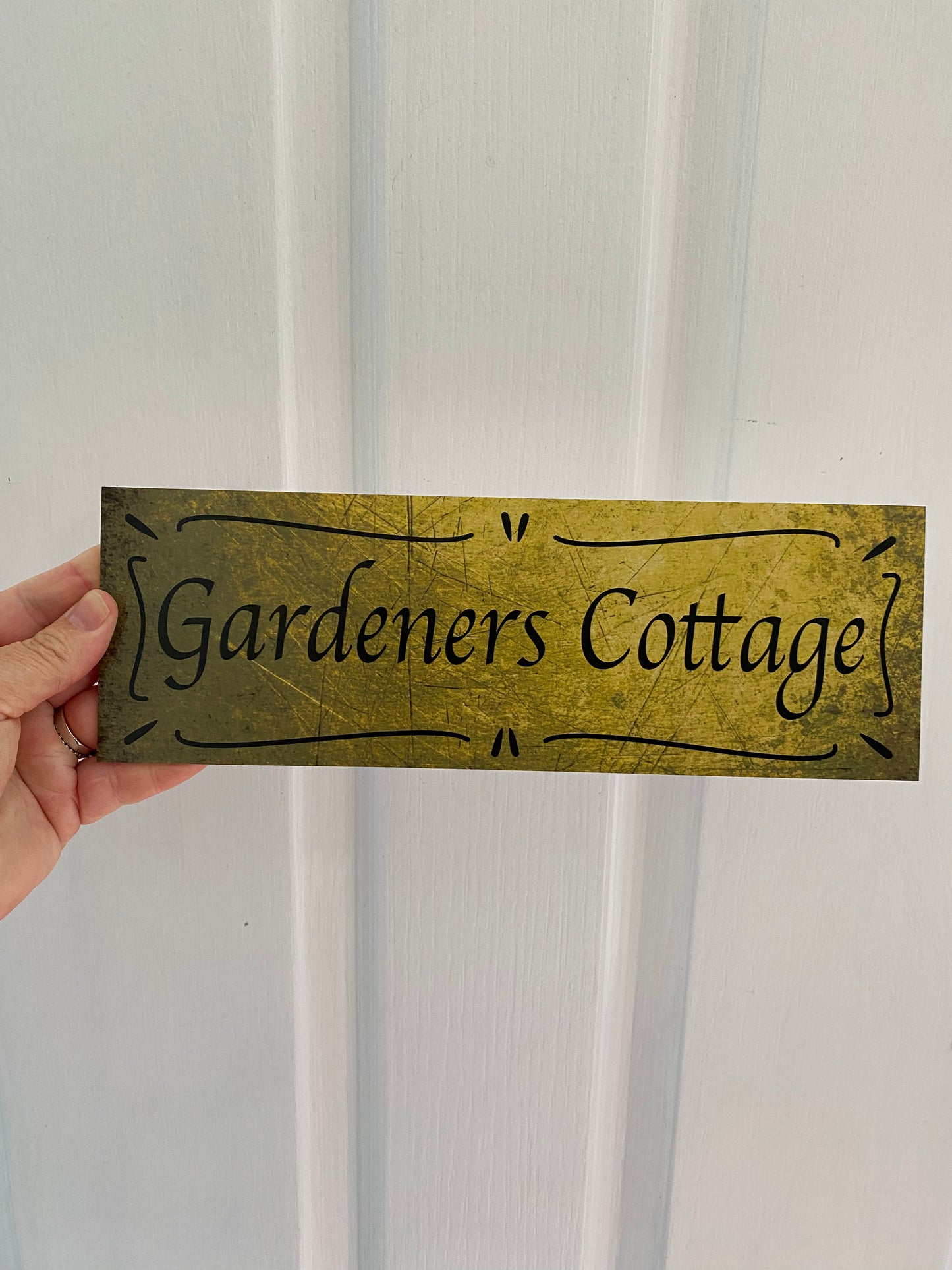 Cottage Custom Personalised Vintage Sign Aussie Made