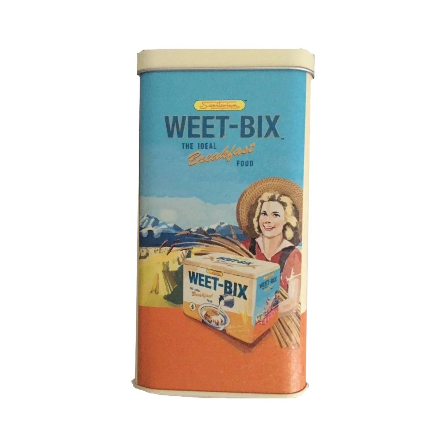Weet Bix Box Tin Tea Classic Vintage Retro - The Renmy Store Homewares & Gifts